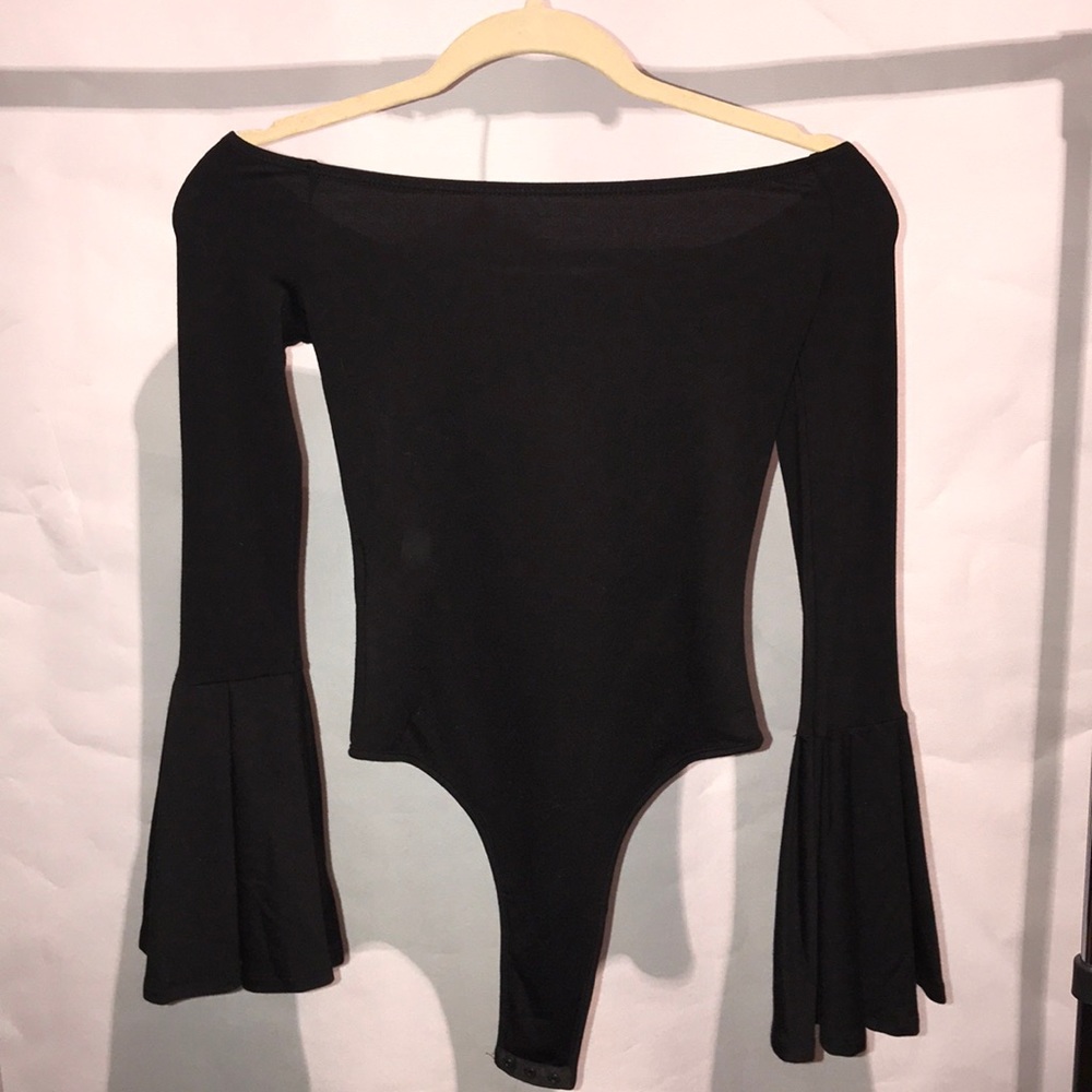 Off the shoulder body suit